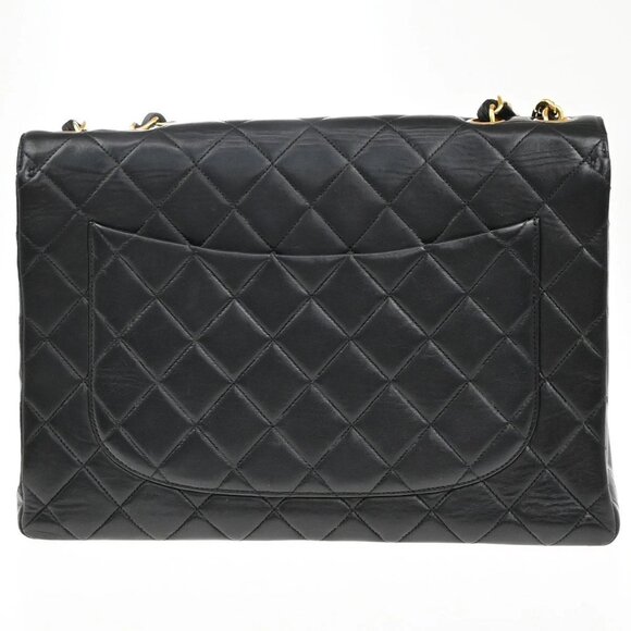 CHANEL CC Matelasse 30 Chain Shoulder Bag Leather Black GHW Vintage 359RF616 - Picture 3 of 16